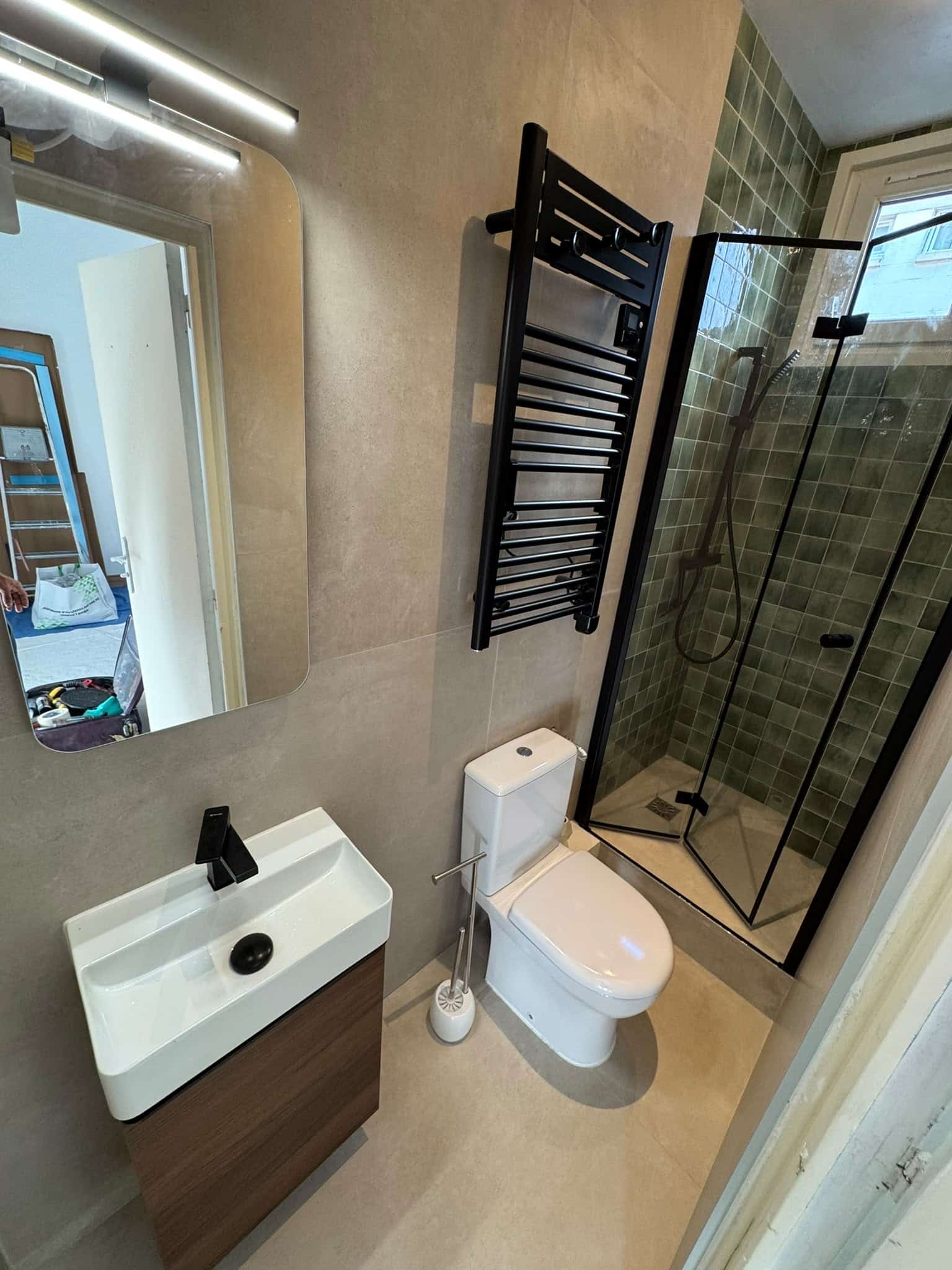 petite salle de bains clé en mains à saint Cloud